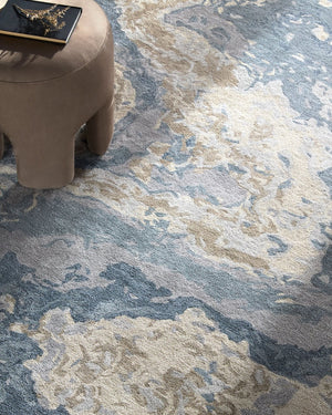 Surya Kavita Hand Tufted Wool Viscose Area Rug Mid Century Modern Living Room Accent 8' x 10' Rectangle KVT2330-810