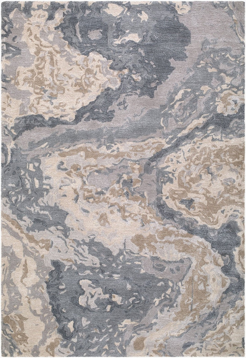 Surya Kavita Hand Tufted Wool Viscose Area Rug Mid Century Modern Living Room Accent 8' x 10' Rectangle KVT2330-810