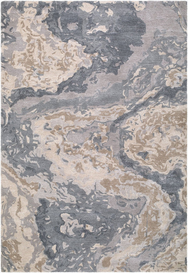 Surya Kavita Hand Tufted Wool Viscose Area Rug Mid Century Modern Living Room Accent 8' x 10' Rectangle KVT2330-810