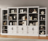 Parker House Shoreham - Effortless White 24 In. Bookcase Effortless White Acacia Solids / Birch Veneers SHO#424-EFW