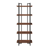 Homelegance By Top-Line Elouise Rustic Brown Etagere Bookcase Brown MDF