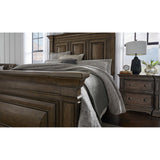 Pulaski Furniture Woodbury Queen Panel Bed in Cowboy Boots Brown Brown, Cowboy Boots Brown Rubberwood P351-BR-K1