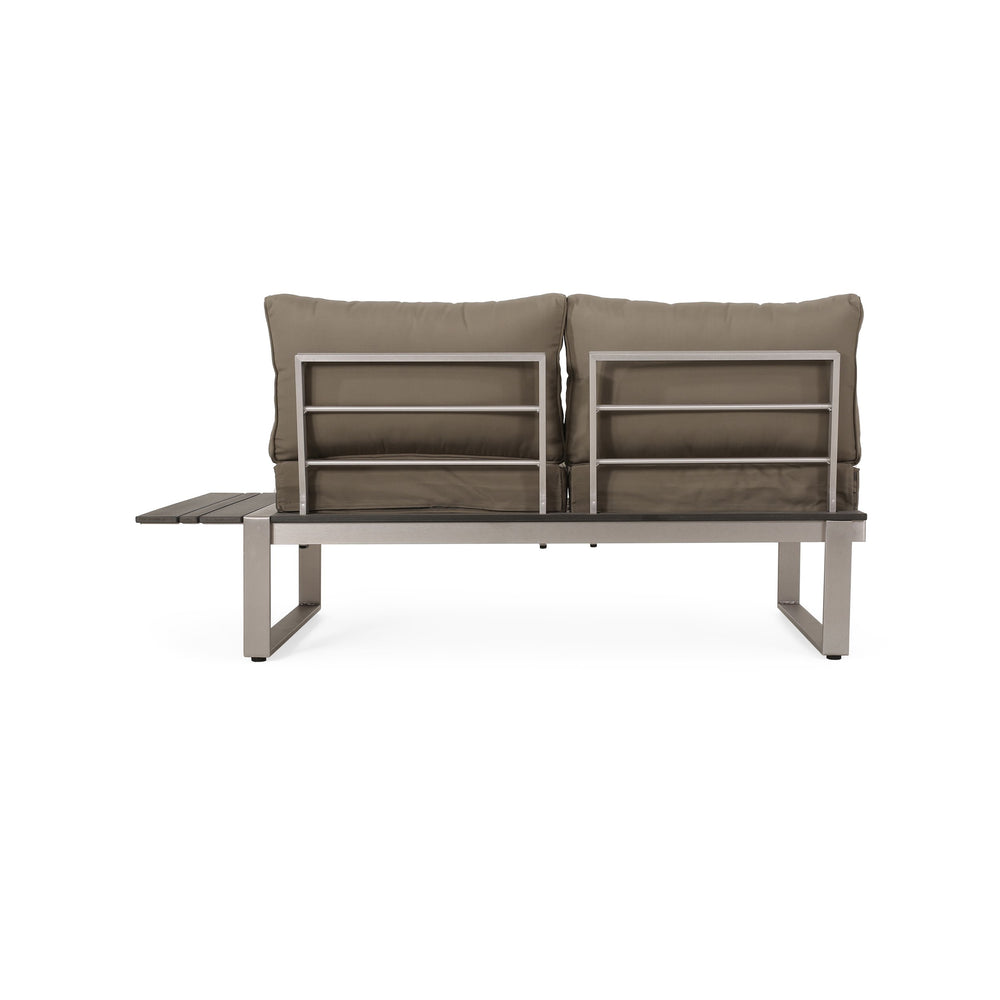 English Elm Christopher Knight Home® - Sterling Khaki Right Arm Sofa Seater - Stylish, Durable & Comfortable For Modern Living Spaces 68035.00GRY
