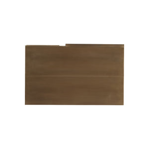 Bernhardt Bernhardt Acora Nightstand With Aged Brass Finish, 3D Patchwork Drawers, Soft-Close, Usb Charging 347234