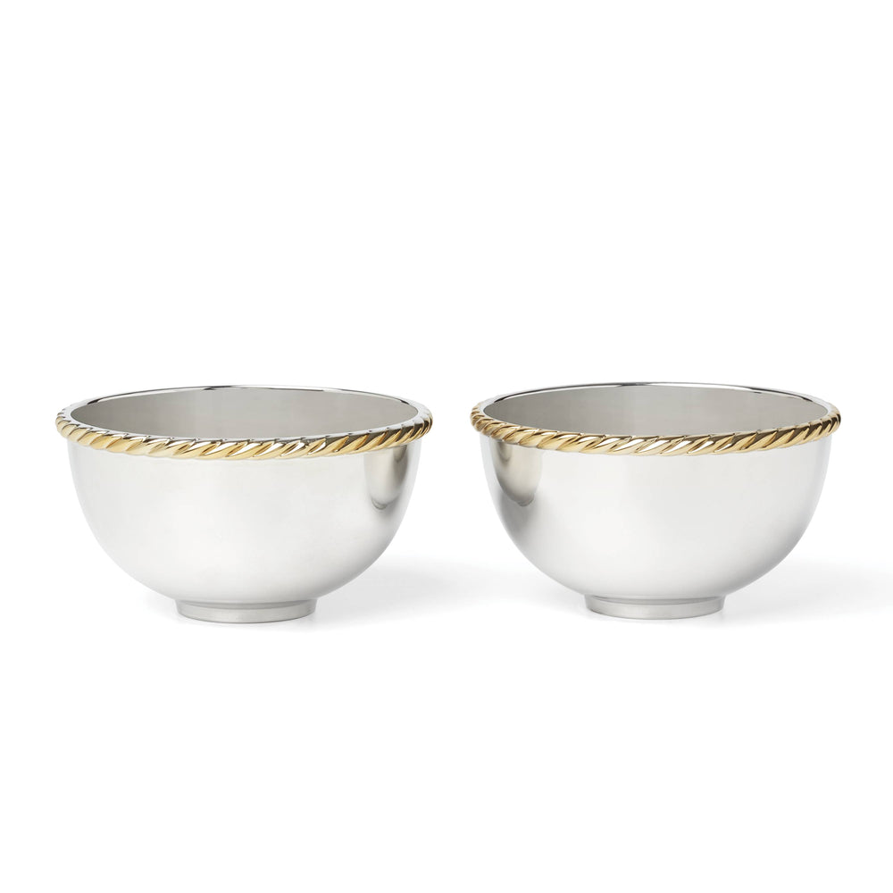 Lenox Reed and Barton Roseland Nut Bowl, Set of 2 Metallic, NO COLOR METAL 896532