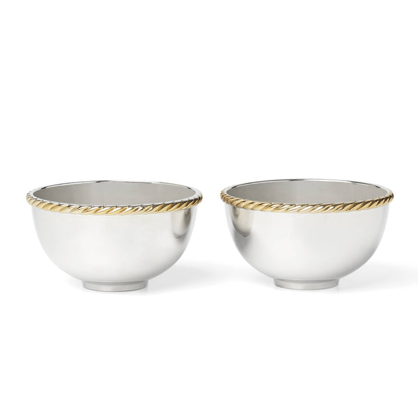 Lenox Reed and Barton Roseland Nut Bowl, Set of 2 Metallic, NO COLOR METAL 896532