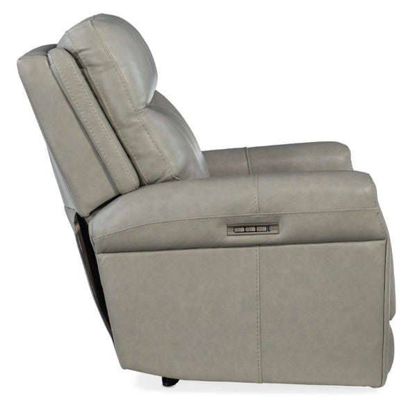 Hooker Furniture Carroll Milton Fog Power Recliner With Zero-Gravity, Power Headrest & Lumbar, Usb Charging Comfort RC603-PHZL-091