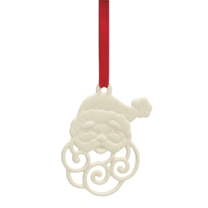 Lenox Pierced Santa Charm Ornament Ivory, IVORY PORCELAIN 896351