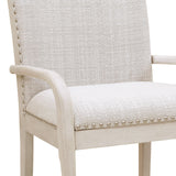 Ashby Place Upholstered Arm Chair Natural with Reflection Gray Finish P359271 Pulaski Furniture