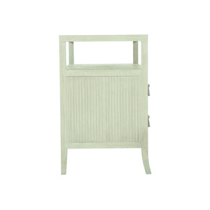 Bernhardt Bernhardt Cerused Linen East Hampton Bachelor's Chest With Beaded Drawers & Aged Silver Pulls, 37.25"W 395230