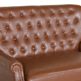 Christopher Knight Home® - Noble House - Trillium Contemporary Faux Leather Tufted Oversized Recliner with Nailhead Trim