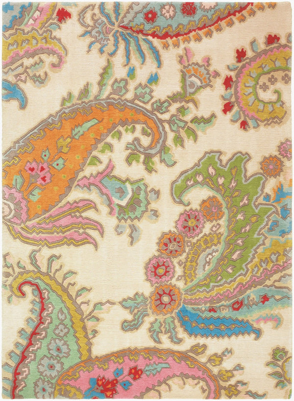 Surya Kyah Handmade Rug - Luxurious New Zealand Wool, Timeless 4'7" X 6'7" Design For Your Home Décor!  Nz Wool Kya9092-57710