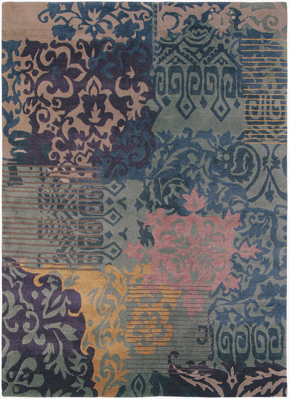 Surya Kyah Handmade Rug - Luxurious New Zealand Wool, Timeless 4'7" X 6'7" Design For Your Home Décor!  Nz Wool Kya9105-67910