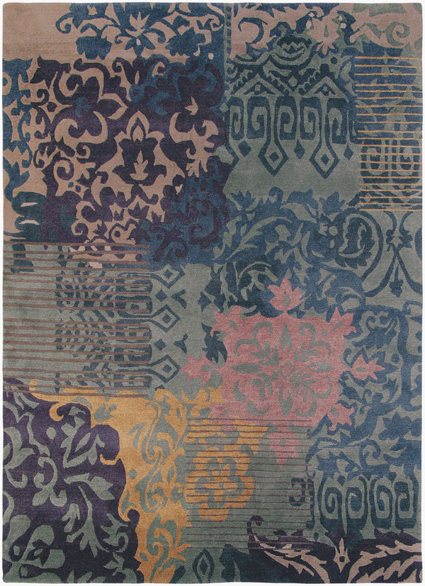 Surya Kyah Handmade Rug - Luxurious New Zealand Wool, Timeless 4'7" X 6'7" Design For Your Home Décor!  Nz Wool Kya9105-67910