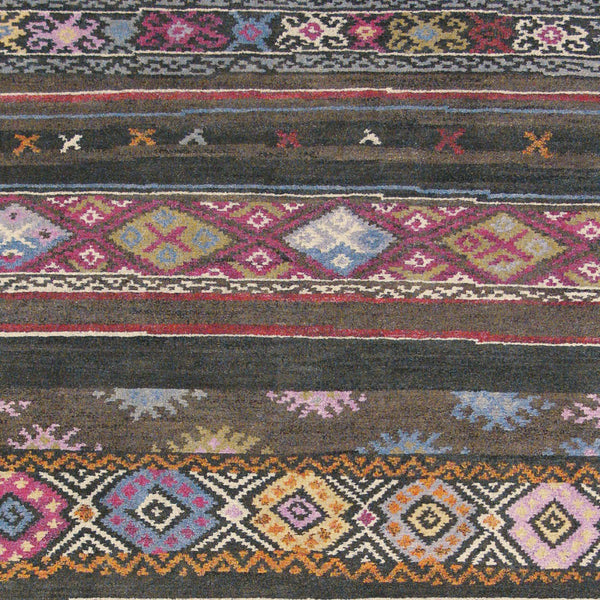 Surya Kyah Handmade Rug - Luxurious New Zealand Wool, Timeless 4'7" X 6'7" Design For Your Home Décor!  Nz Wool Kya9113-67910