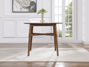 English Elm Steve Silver - Oslo Round Counter Table in Dark Brown Wood with Hairpin Legs, Knife Edge Top, Seats Four Comfortably B081P157023