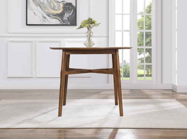 English Elm Steve Silver - Oslo Round Counter Table in Dark Brown Wood with Hairpin Legs, Knife Edge Top, Seats Four Comfortably B081P157023