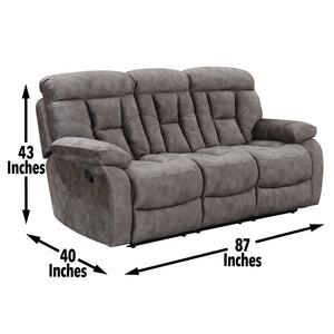 English Elm Steve Silver - Bogata - Sofa And Loveseat Set - Dark Gray