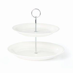 Lenox Profile 2-Tiered Server White, WHITE PORCELAIN 892761