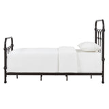 Homelegance By Top-Line Gracen Casted Knot Metal Bed Brown Metal