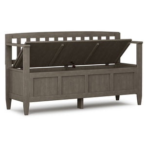 English Elm Brooklyn Handcrafted Entryway Storage Bench With Spacious Compartments And Farmhouse Charm B136P158494