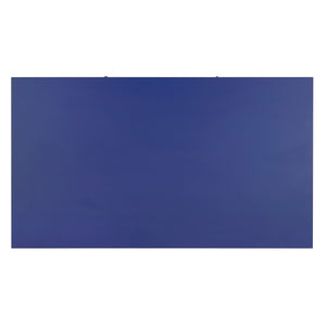 Homelegance By Top-Line Naomi 2-Drawer Helix Legs Office Desk Blue Rubberwood