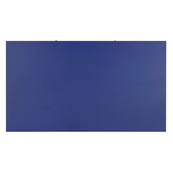 Homelegance By Top-Line Naomi 2-Drawer Helix Legs Office Desk Blue Rubberwood