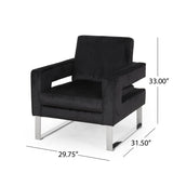 Christopher Knight Home® - Noble House - Kirkwood Modern Glam Velvet Club Chair