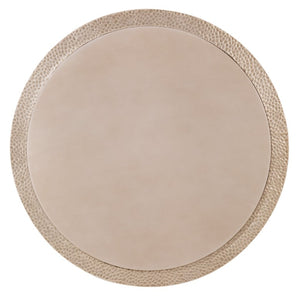 Hooker Furniture Archives Hammered Spot Table — Satin Brass Round Accent With Birch Veneer, Durable Aluminum Base, Timeless Craftsmanship 6123-80003-95