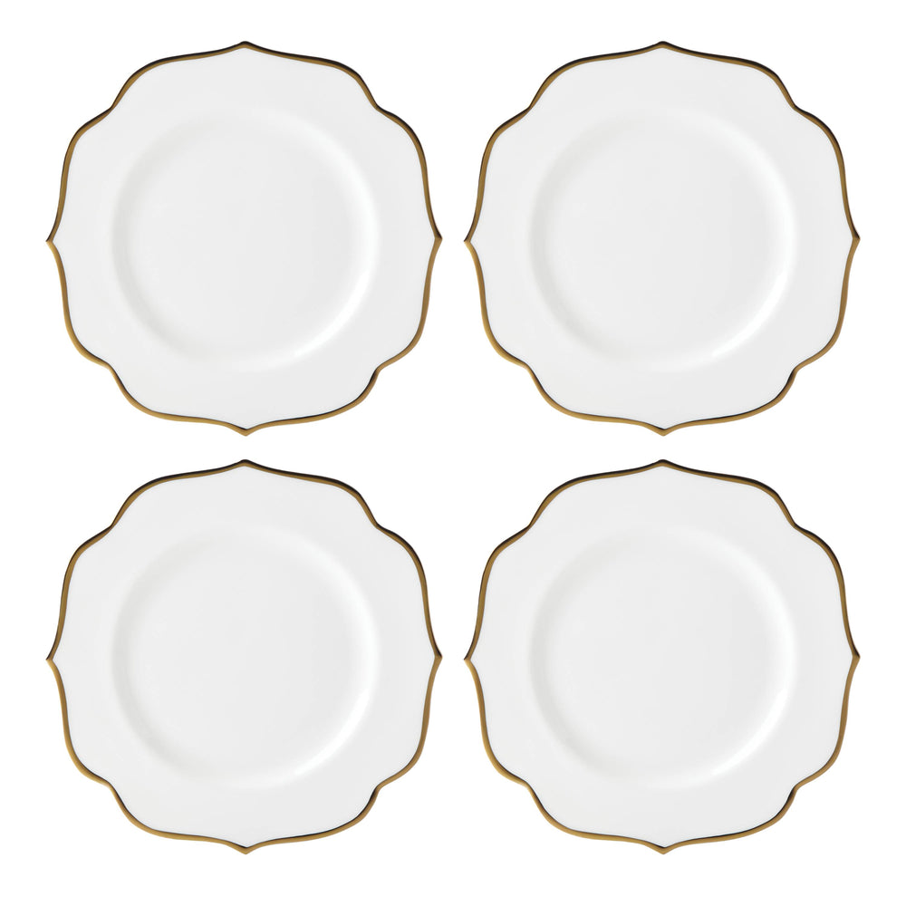 Lenox Contempo Luxe Accent Plates, Set of 4 White, WHITE PORCELAIN 897271