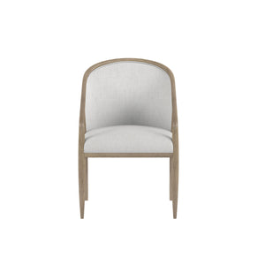 A.R.T. Furniture Finn Woven Dining Chair – Mid-century Modern Comfort In Tawny Finish With Raffia Accent Details Light Brown, Beige Parawood Solids,Elm Veneer,Raffia,Foam,Fiber,Fabric 313206-2803