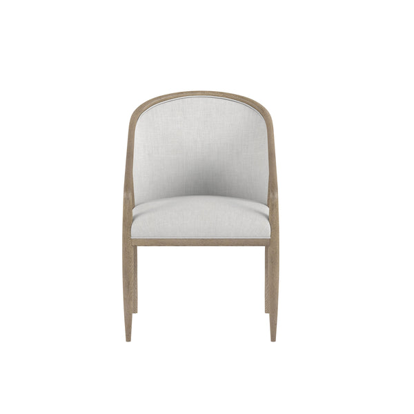 A.R.T. Furniture Finn Woven Dining Chair – Mid-century Modern Comfort In Tawny Finish With Raffia Accent Details Light Brown, Beige Parawood Solids,Elm Veneer,Raffia,Foam,Fiber,Fabric 313206-2803