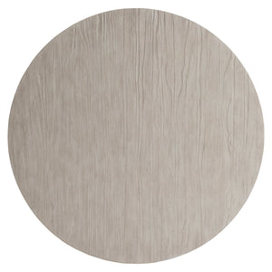 Bernhardt Bernhardt Harmon Cocktail Table In Textured Gris Finish — 48" Round Pine Veneer Top, Three-Leg Stability 555015