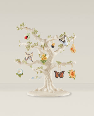 Lenox Butterfly Meadow 10-Piece Ornaments & Tree Set Multi, NO COLOR PORCELAIN 894960
