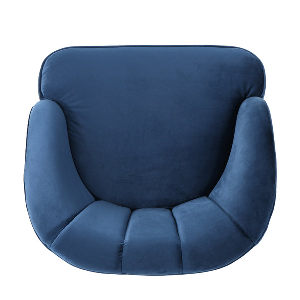 English Elm Chair Velvet Club Seat with Channel Stitching and Rubberwood Legs for Modern Interiors 61714.00
