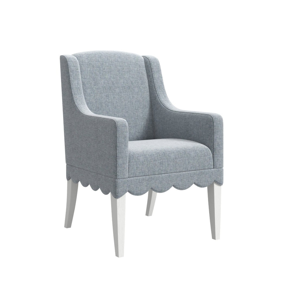 A.R.T. Furniture Haven Elegant Upholstered Hostess Chair in Soft Light-Blue - Timeless Charm for Cozy Spaces 339201-2367