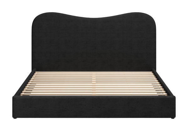 Zuo Modern Sele King Bed - Stylish Modern Design With High-quality Materials For A Chic Contemporary Bedroom Black 100% Polyester,Rubberwood,Mdf,Plywood,100% Polypropylene 110712-zuo-modern