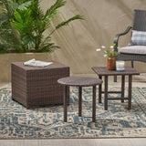 Christopher Knight Home® - Noble House - Palmilla Wicker Table (Set of 3)