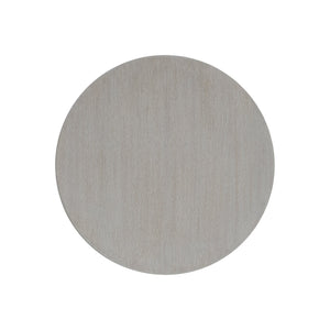 Bernhardt Bernhardt Turo Side Table — 25" Wire-Brushed Oak Top, Cylindrical Base, Bone & Fossil Finishes, Durable Elegance 508122