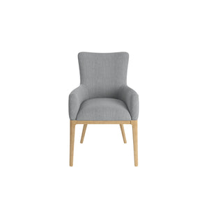 A.R.T. Furniture Loft Upholstered Arm Chair - Classic Contemporary Design With Maple Tapered Legs For Stylish Comfort Gray Material(S), Rubberwood 335207-1911