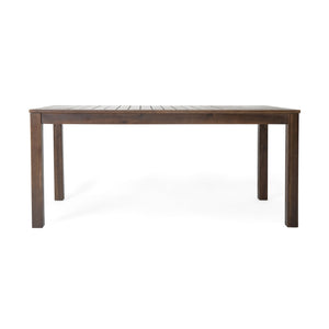 English Elm Christopher Knight Home® - MANILA 69'' TABLE Acacia Picnic Dining Table Brown — Weather-Resistant, Water-Resistant Patio Buffet Table for Guests 60078.00