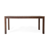 Christopher Knight Home® - Noble House - Manila Dark Brown Acacia Wood Outdoor Dining Table