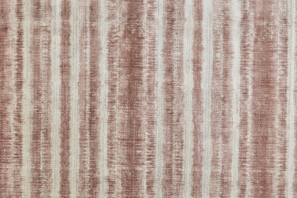 Feizy Rugs Mackay Hand Woven Viscose And Wool Low Pile Striped Rug For Luxurious Modern Home Decor Tan,Ivory,Pink Viscose,Wool Mky8824fblh000e10