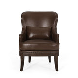 Christopher Knight Home® - Noble House - Mantua Contemporary Upholstered Accent Chair with Nailhead Trim