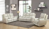 Steve Silver Laurel Power-Power Sofa Ivory LL950SI