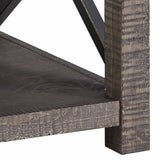 English Elm Steve Silver - Dexter - Square End Table - Brown