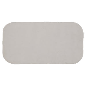 Bernhardt Bernhardt Sculptural Zina Cocktail Table In Stonecast With Carved Texture, Plinth Base & Casters 309023