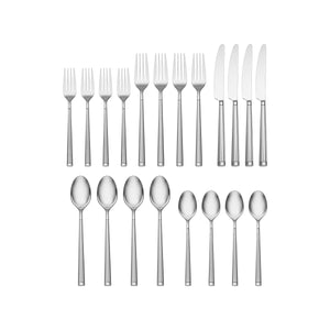 Lenox Oneida Robyn 20-Piece Flatware Set Metallic, STAINLESS METAL 897338
