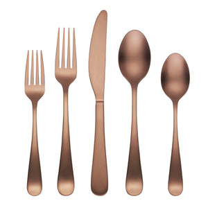 Lenox Cambridge Rhiannon Copper Satin 20-Piece Flatware Set NO COLOR METAL 506020CWG12R