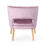 Christopher Knight Home® - Noble House - Mariposa Mid Century Light Lavender Velvet Accent Chair